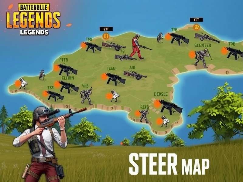 PUBG Battle Legend strategy map